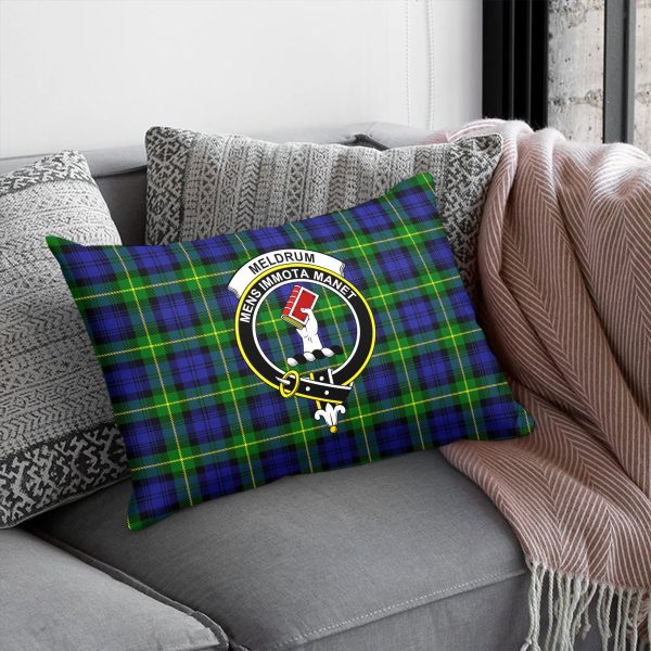 Meldrum Tartan Crest Pillow Cover Online Sale - Image 5