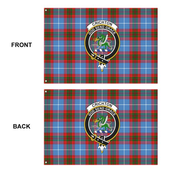 Crichton Tartan Crest House Flag Online - Image 5