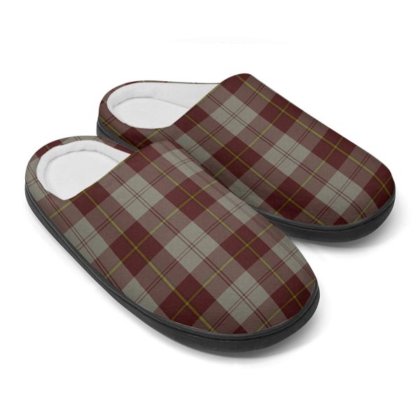 Cunningham Burgundy Dancers Tartan Slippers Cheap