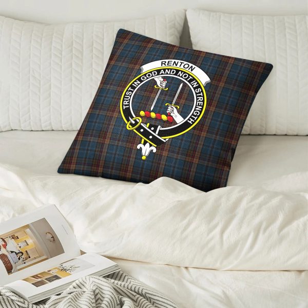 Renton Tartan Crest Pillow Cover Online Sale - Image 2