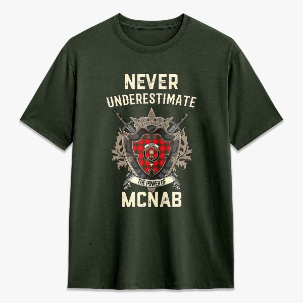 McNab Modern Tartan Crest 2D T-shirt - Never Underestimate Style For Discount - Image 5