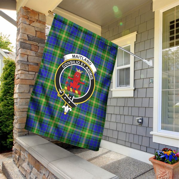 Maitland Tartan Crest Garden Flag Online Hot Sale - Image 2