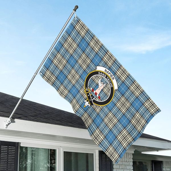 Napier Ancient Tartan Crest House Flag Online Hot Sale