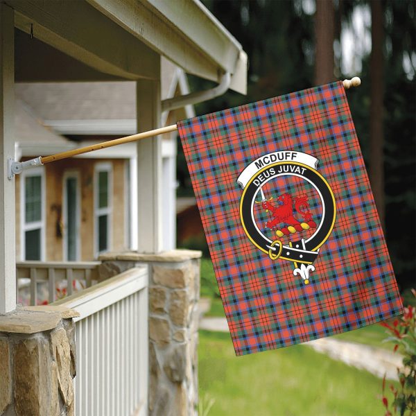 McDuff Ancient Tartan Crest Garden Flag Supply - Image 5