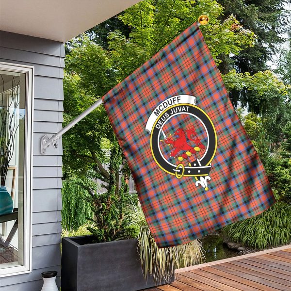 McDuff Ancient Tartan Crest Garden Flag Supply - Image 3