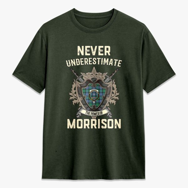 Morrison Ancient Tartan Crest 2D T-shirt - Never Underestimate Style on Sale - Image 5