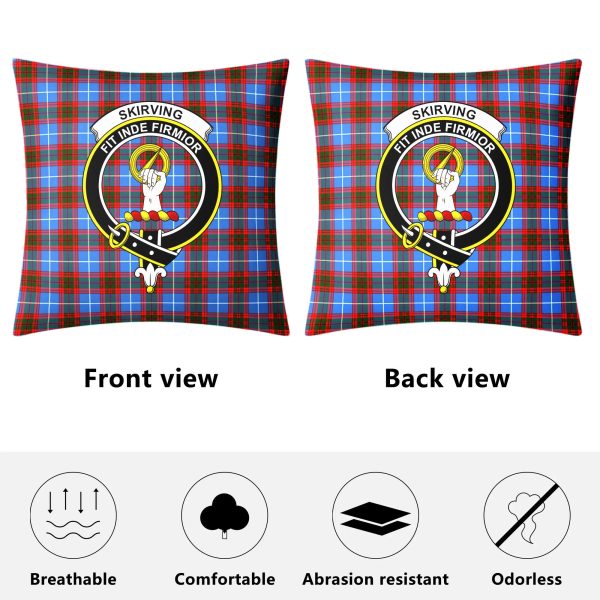 Skirving Tartan Crest Pillow Cover Online - Image 4