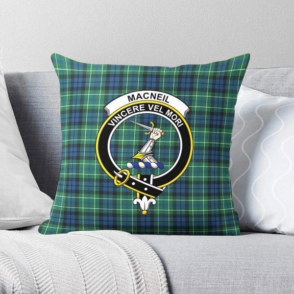 MacNeil of Colonsay Ancient Tartan Crest Pillow Cover Sale