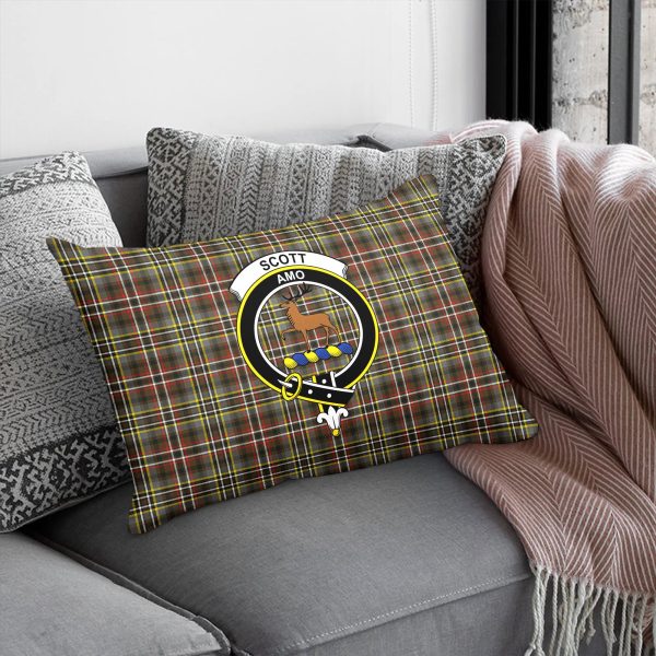 Scott Green Weathered Tartan Crest Pillow Cover Supply - Image 5