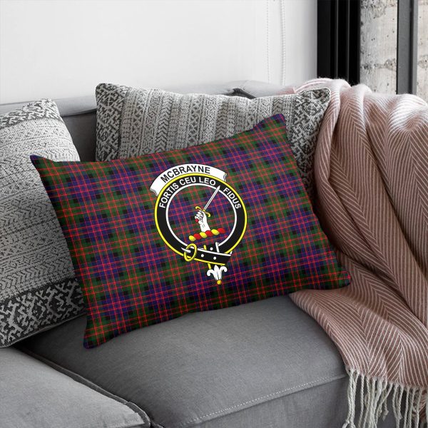 McBrayne Tartan Crest Pillow Cover Online now - Image 5
